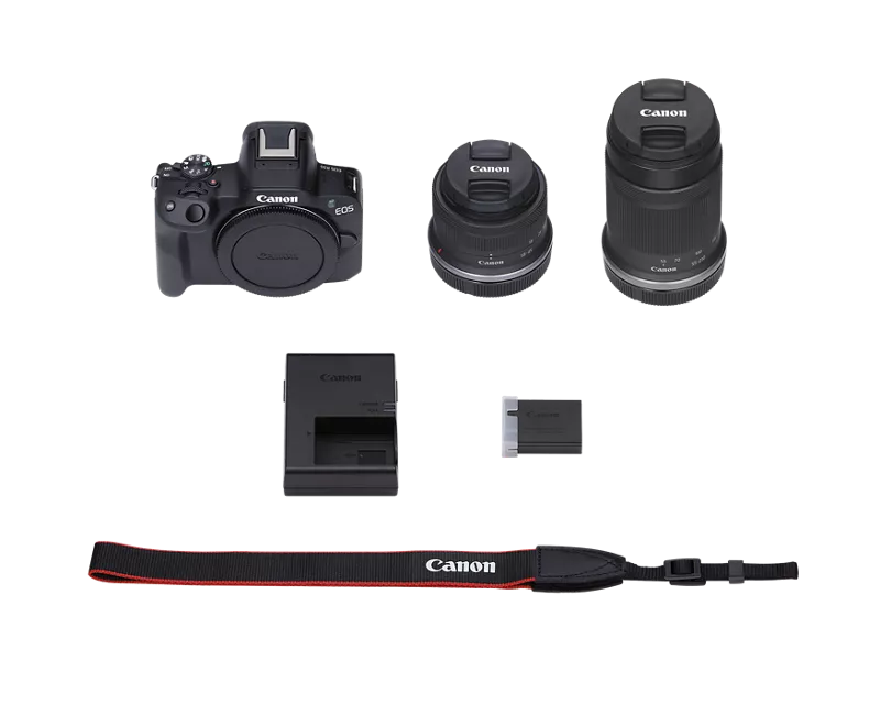 Thumbnail of EOS R50 RF-S18-45mm F4.5-6.3 IS STM & RF-S55-210mm F5-7.1 IS STM Lens Kit