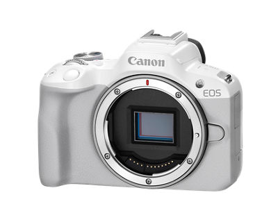 EOS R50 Body White - Front View