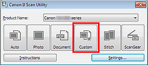 figure: IJ Scan Utility