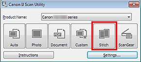 How to Scan Items Larger than the Platen (Image Stitch) - Windows