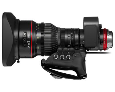 CINE-SERVO 15-120mm T2.95-3.95 EF/PL (CN8x15 IAS S) Lens - Bottom Ports Open 