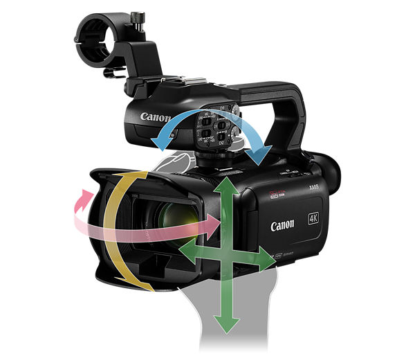 XA60 5-axis image stabilization