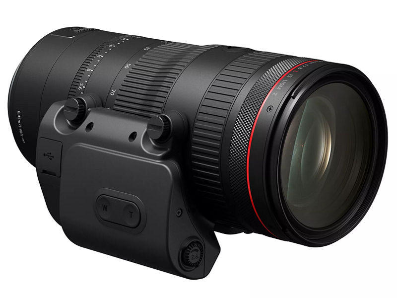 RF24-105mm F2.8 L IS USM Z - Avec adaptateur de zoom d’alimentation PZ-E2 attaché