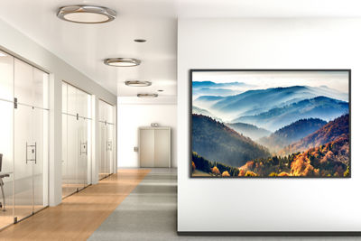 Landscape in a gallery