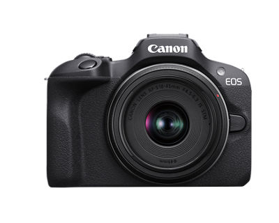 キヤノン 美品｜キヤノン EOS R100 RF-S18-45 IS STM レンズキット CA01-H4115-2P2B Canon RFマウント APS-Cサイズミラーレスカメラ