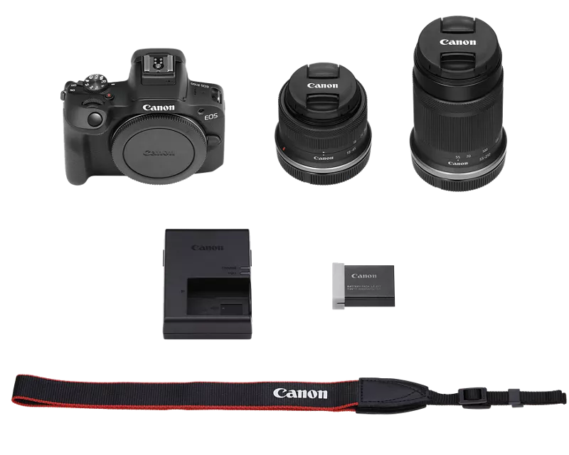 Refurbished EOS R100 RF-S18-45 IS STM + RF-S55-210 IS STM KIT