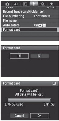 Formatting the Card
