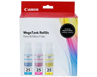 GI-25 CMY Ink Bottle Value Pack