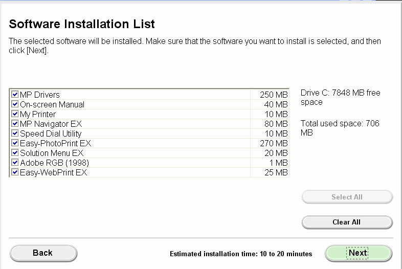 MX432 Software Installation - Windows