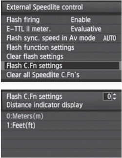 Flash Custom Function Settings