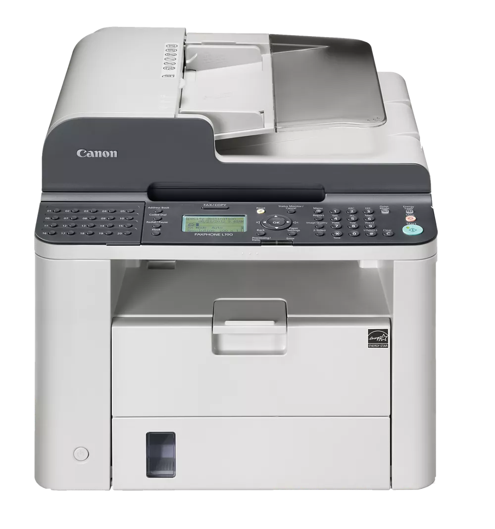 canon fax machine not sending