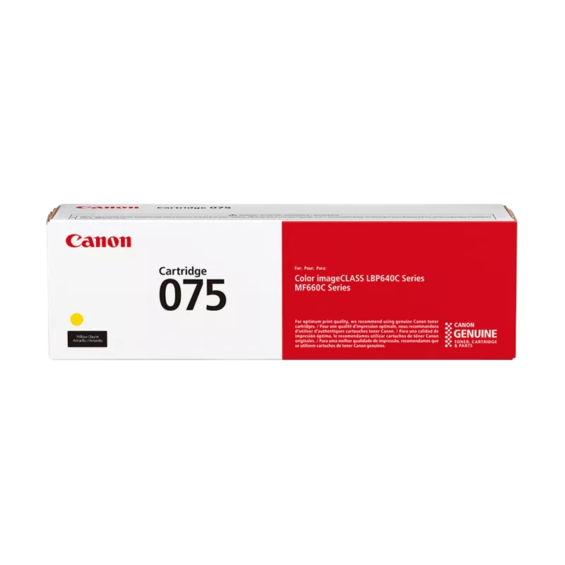 Canon 075 Yellow Toner Cartridge