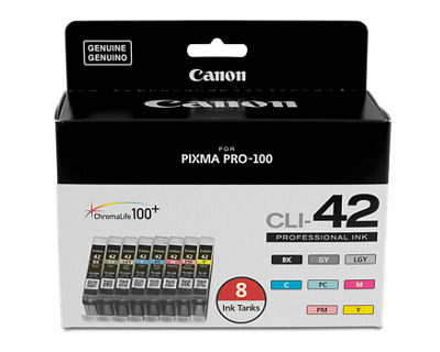 Canon Cli-42 Color 8 Ink Value Pack - Includes: Photo Black, Gray, Light Gray, Cyan, Magenta, Yellow, Photo Cyan, and Photo Magenta - Magenta