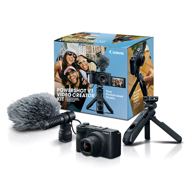 Canon PowerShot V1 トライポッドグリップ　 チャージャー付 Shop Canon PowerShot V1 Video Creator Kit | Canon U.S.A., Inc.