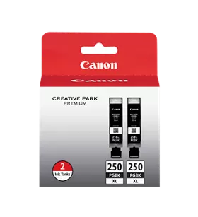 PGI-250 Pigment Black XL Twin Ink Pack