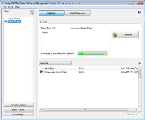CCMC - Checking the Color Calibration Status (Windows)