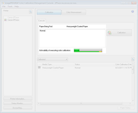 CCMC - Checking the Color Calibration Status (Windows)