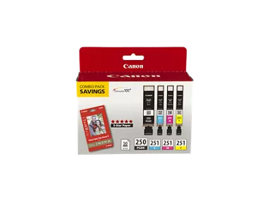 PGI-250/CLI-251 4 Color Combo Ink Pack