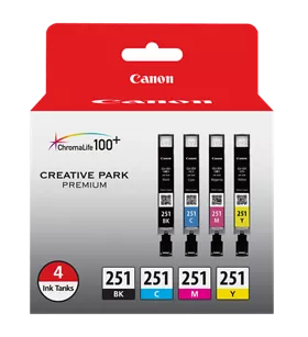 CLI-251 4 Color Ink Pack