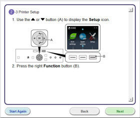 Wireless LAN setup using Standard Setup Method (Windows)