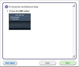Wireless LAN setup using Advanced Setup Method (Windows) - MG5320