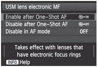 Customizing AF Functions