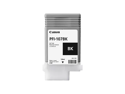 Canon Ink Tank PFI-107BK - Dye Black Ink Tank 130ml