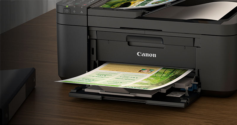 PIXMA TR4720 - Imprimante montrant le bac à papier avant 