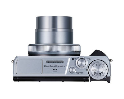 PowerShot G7 X Mark III – Top in Silver