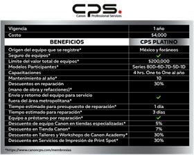 Membresia CPS Platino 