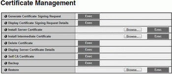 [SSL/TLS] Setting HTTP Communication Encryption - Certificate Management