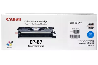 Image of Canon EP87 C Cyan Cartouche de toner