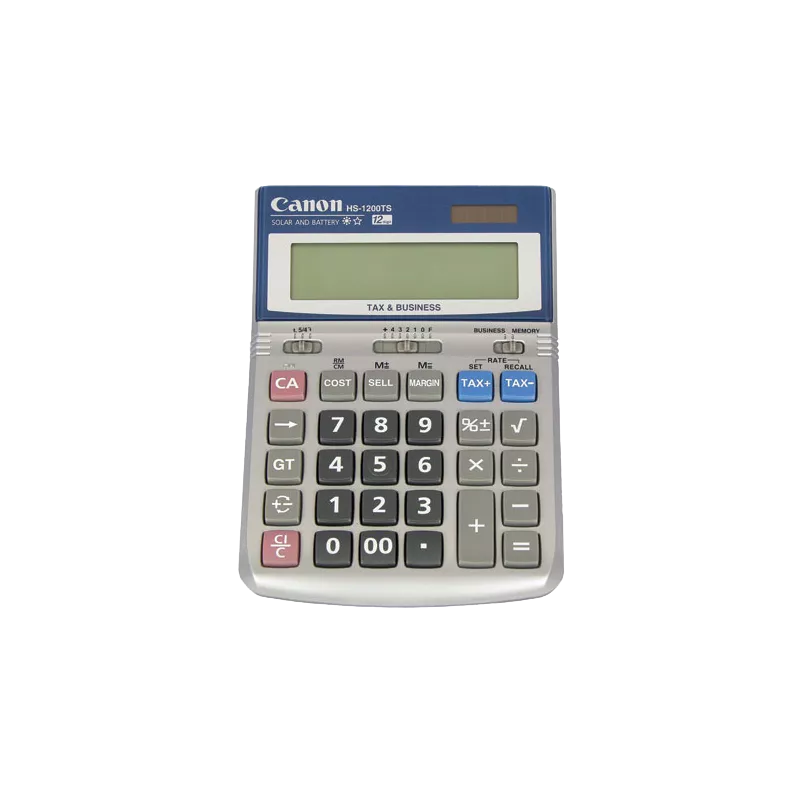 HS-1200TS Desktop Calculator, 12-Digit LCD