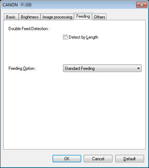 Scanner Settings - Windows