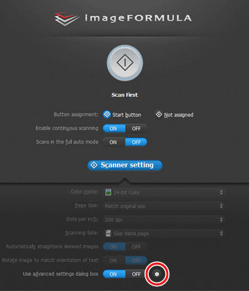 Scanner Settings - Windows (P-208)