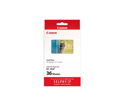 Color ink/Paper Set KL-36IP 21個SET Canon SELPHY CP Series KL-36IP 3PACK Official Color Ink/Paper Set