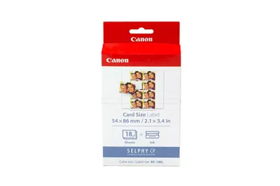 Ink &amp; Label Set KC-18IL (Card Size)