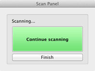 Scan Panel - Mac