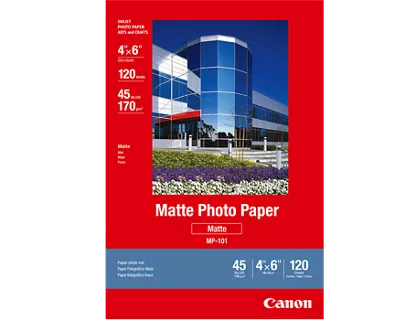 MP-101 4 x 6 Matte Photo Paper (120 sheets/pkg)