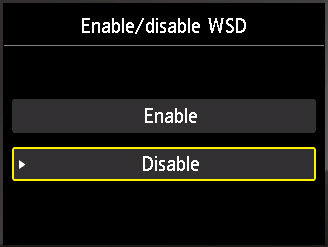 How to Enable / Disable WSD - MB2020