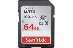 Memoria SANDISK 64GB Clase 10-100MB
