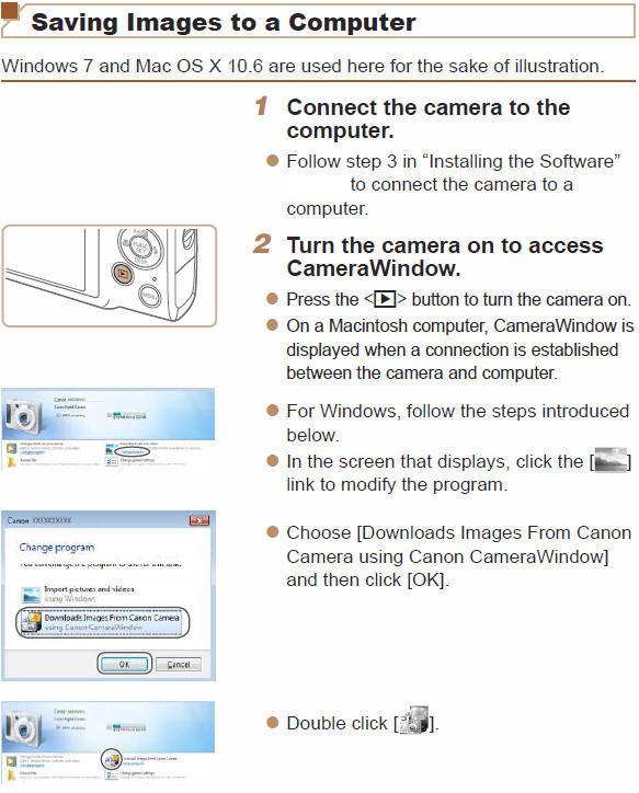 Saving Images to a Computer