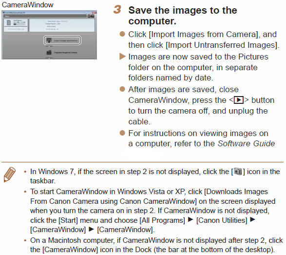 Saving Images to a Computer