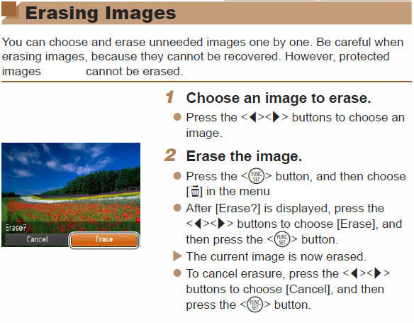 Erasing Images