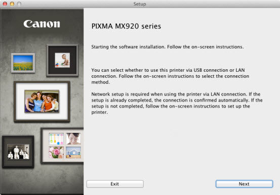Install PIXMA MX922 Printer Software on a Mac Wirelessly Install PIXMA MX922 Printer Software on a Mac Wirelessly