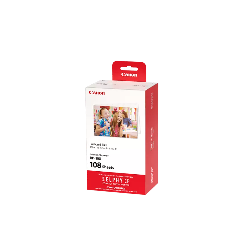 Shop Canon RP-108 High-Capacity Color Ink/Paper Set | Canon U.S.A., In