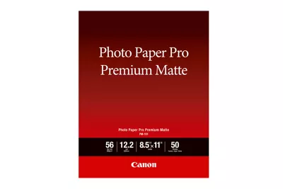 Photo Paper Pro Premium Matte 8.5x11 (50 Sheets)