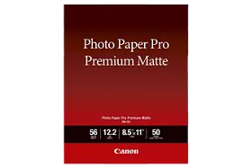 Photo Paper Pro Premium Matte 8.5x11 (50 Sheets)