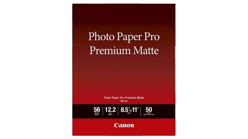 Photo Paper Pro Premium Matte 8.5x11 (50 Sheets)