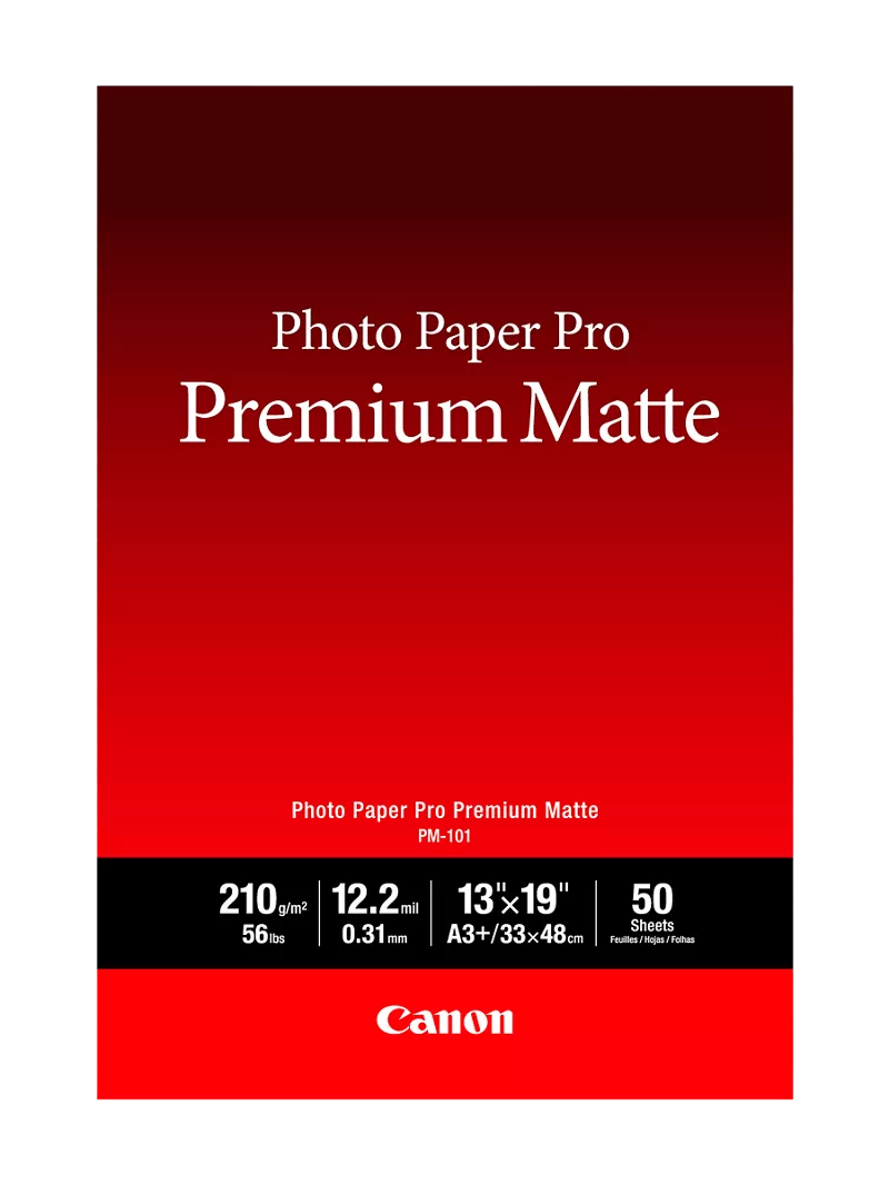 Photo Paper Pro Premium Matte 13 x 19 50 Sheets